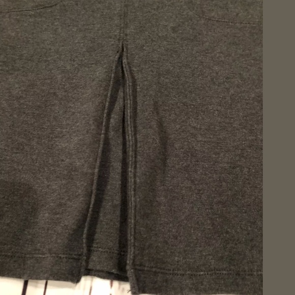 Athleta Skirt SP Gray Single Pleat A-Line #159 - Picture 3 of 6